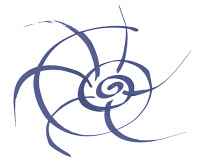 Kalligraphie Wirbel Logo Axel Ebert Reiki